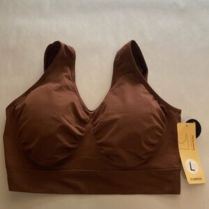 Shapermint Brown Comfort Bra with Wireless Support